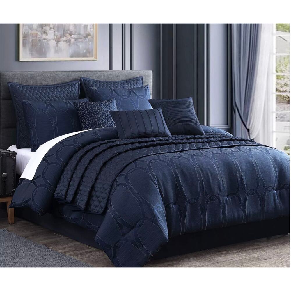 Riverbrook Home Destiny Comforter Set with Coordinating Throw Pillows